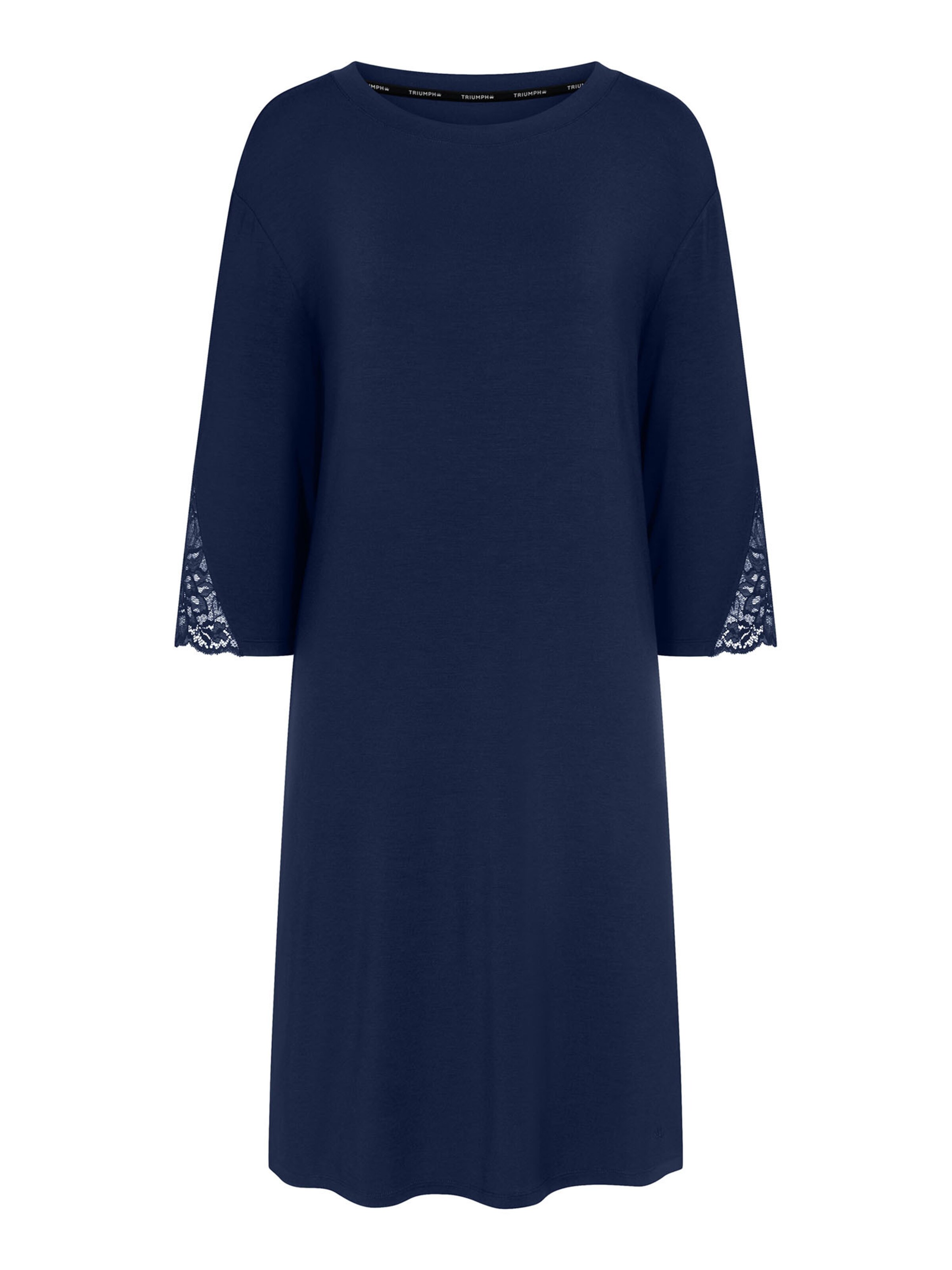 TRIUMPH Chemise de nuit ' Red Label Amourette ' en S en bleu foncé, Vue avec produit
