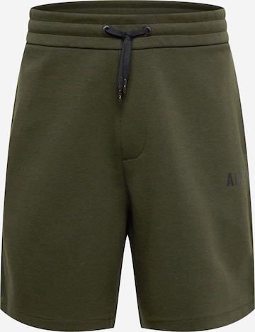 Regular Pantalon ARMANI EXCHANGE en vert : devant