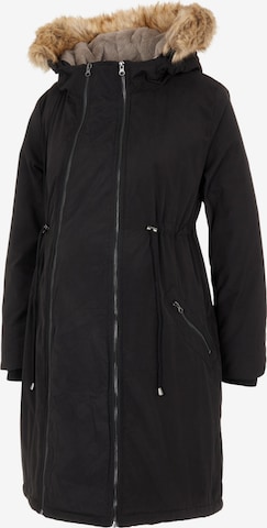 MAMALICIOUS Zimska jakna 'Amy' | črna barva: sprednja stran
