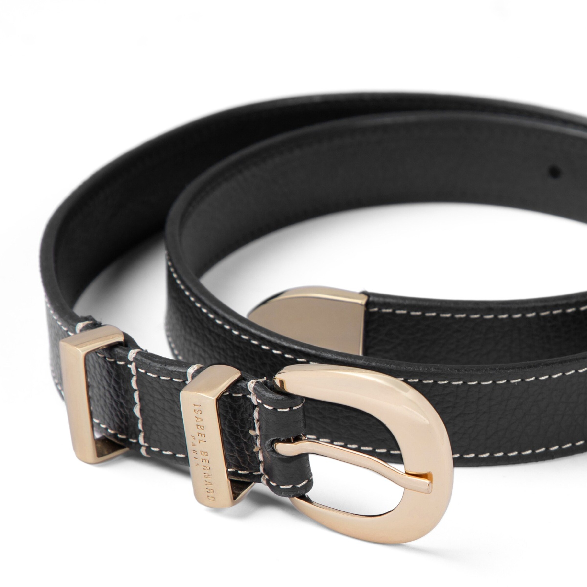 Isabel Bernard Belt in Black