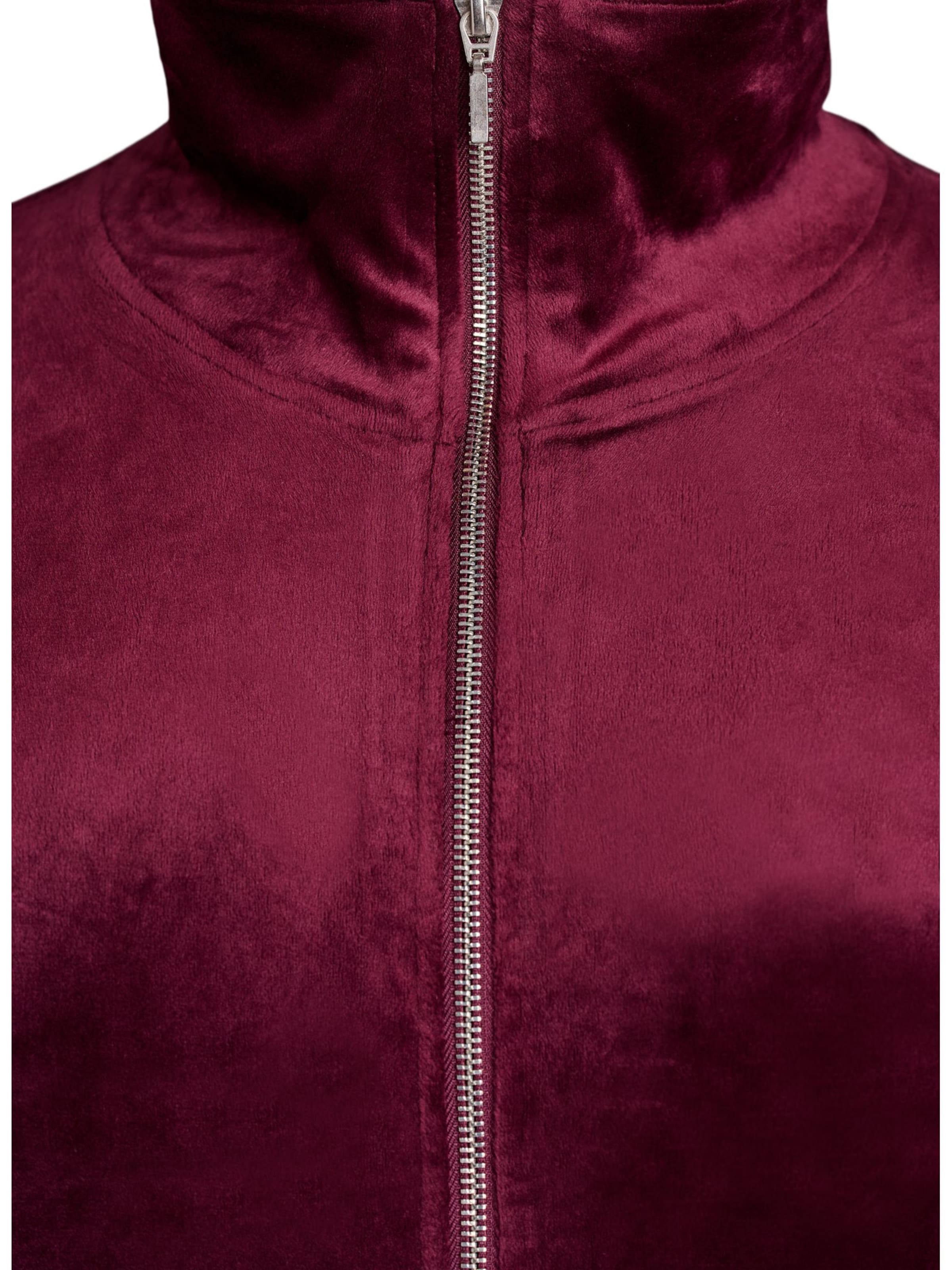 Zizzi Sweat jacket in Red