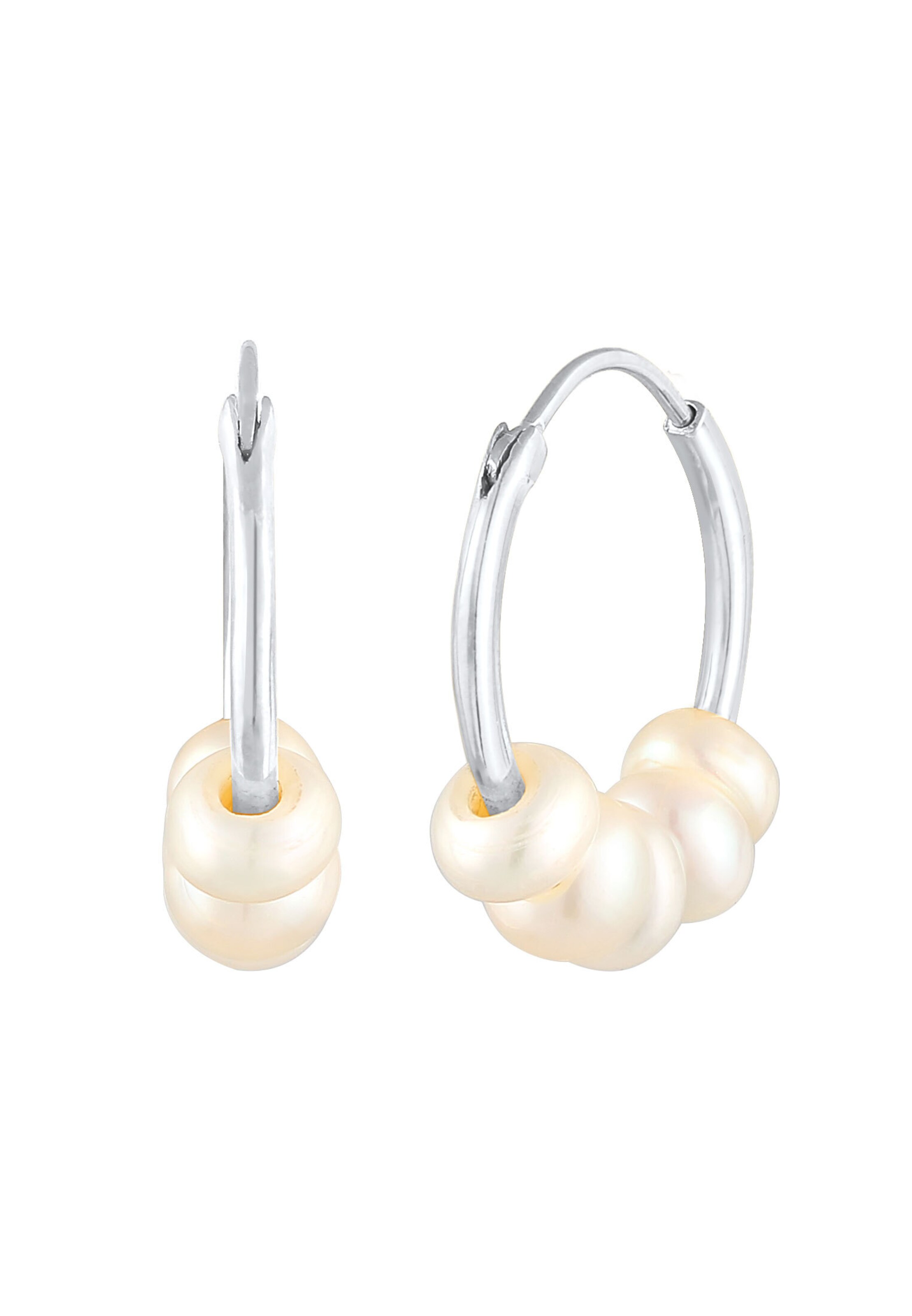 Boucles d'oreilles ELLI en argent : devant