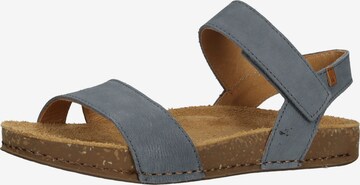 EL NATURALISTA Sandals in Blue: front