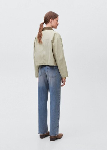 MANGO TEEN Between-Season Jacket in Green