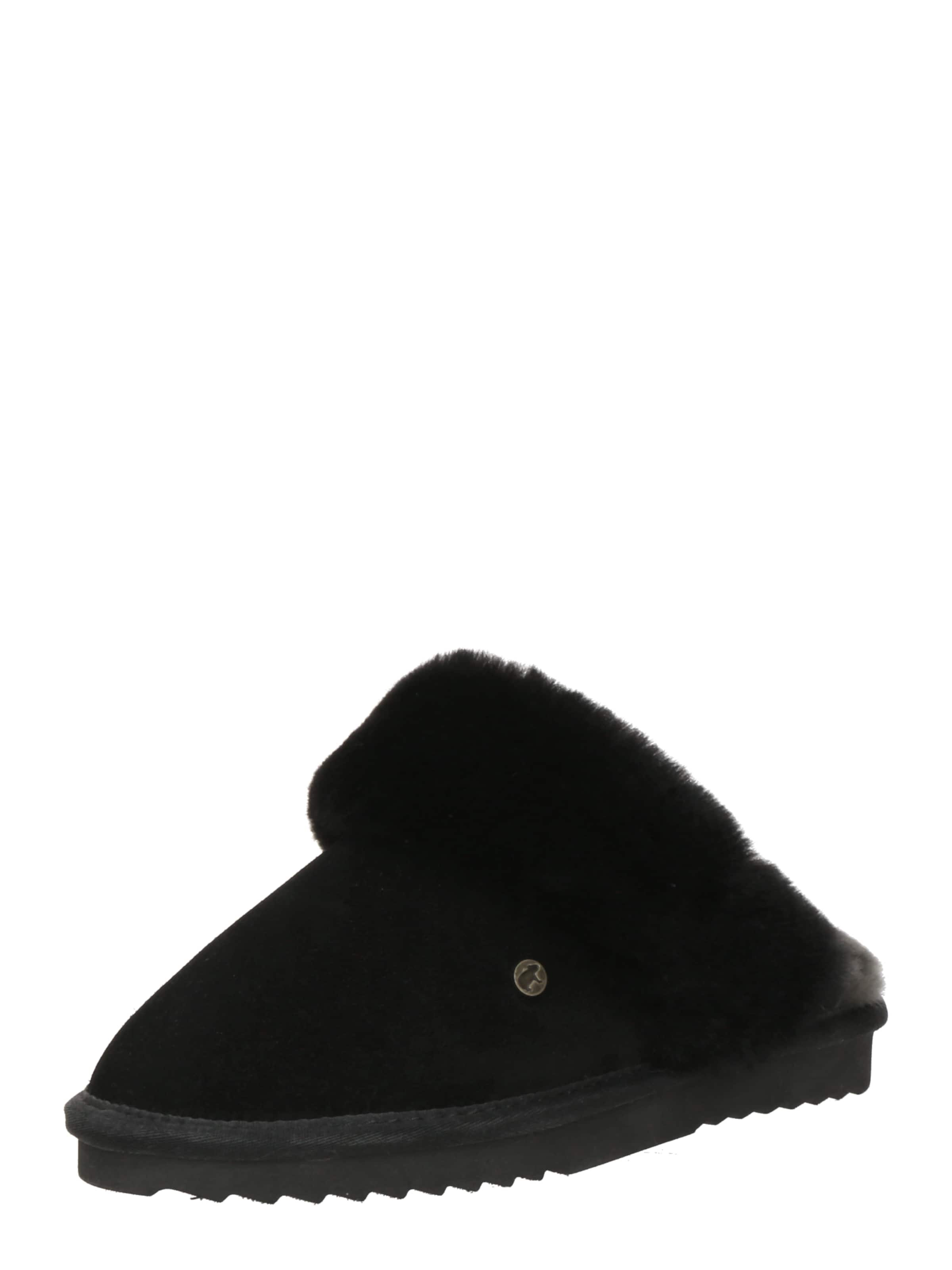 Warmbat Тапки 'Flurry' в Черный: спереди