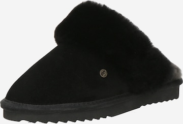 Warmbat Papuče 'Flurry' - Čierna: predná strana