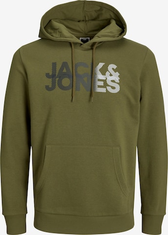 Bluză de molton de la JACK & JONES pe verde: față