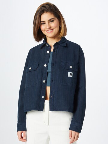 Carhartt WIP Jacke 'Trade' in Blau: Vorderseite
