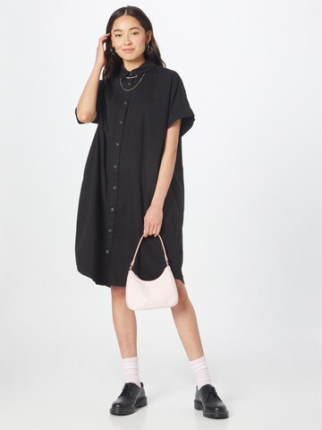 Monki Shirt Dress in Black