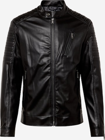 GUESS - Chaqueta de entretiempo en negro: frente