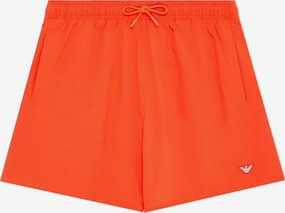 Emporio Armani Shorts de bain en L en rouge orangé, Vue avec produit