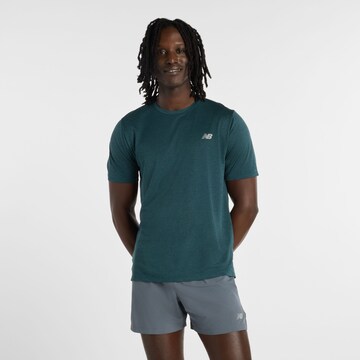 T-Shirt 'Athletics T-Shirt' new balance en vert : devant