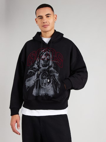 GCDS Sweatshirt in Zwart: voorkant