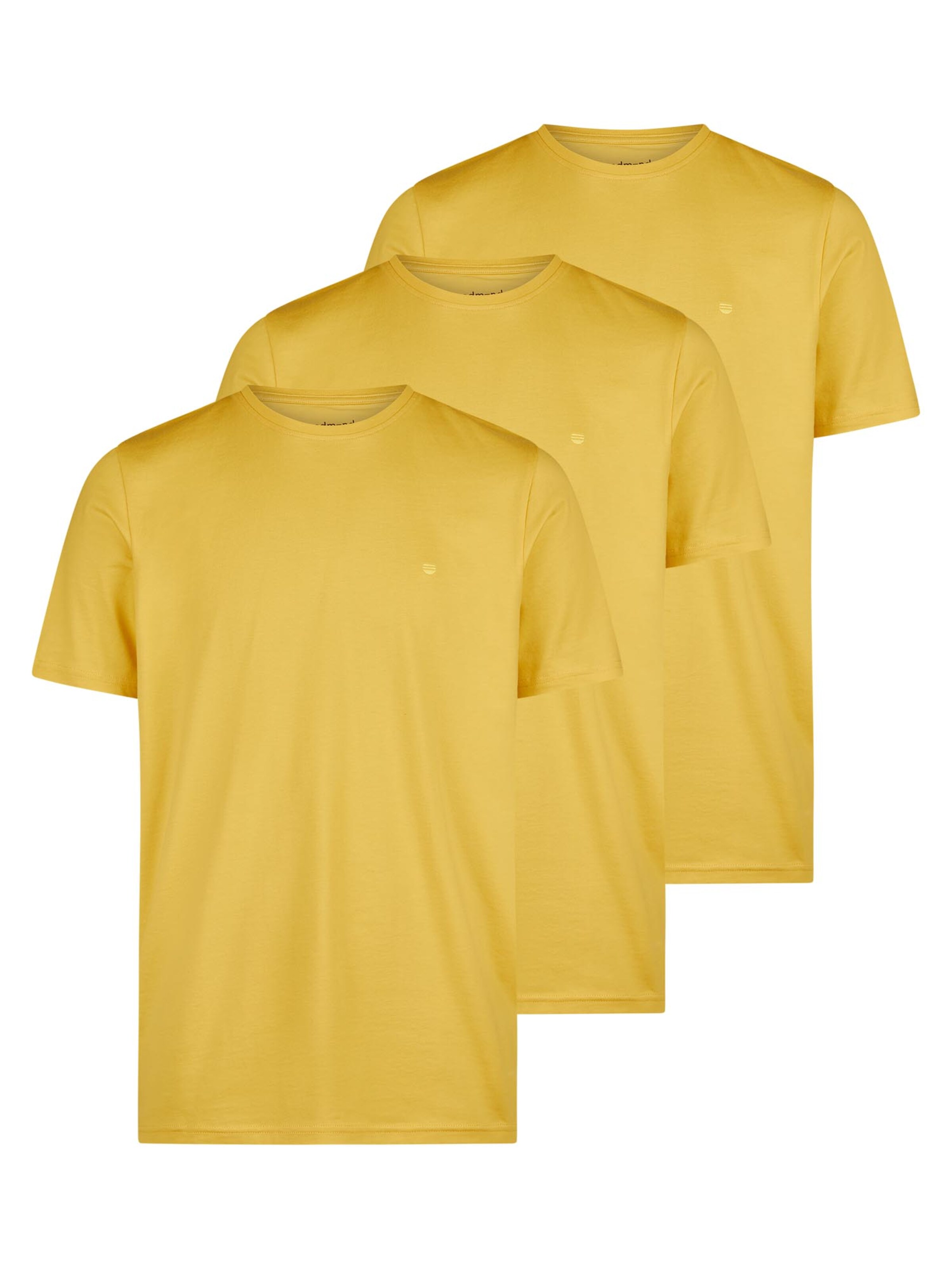 redmond Shirt 'Basic'‌‌‌‌ in Gelb: Vorderseite