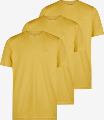 redmond Shirt 'Basic' in Gelb: Vorderseite