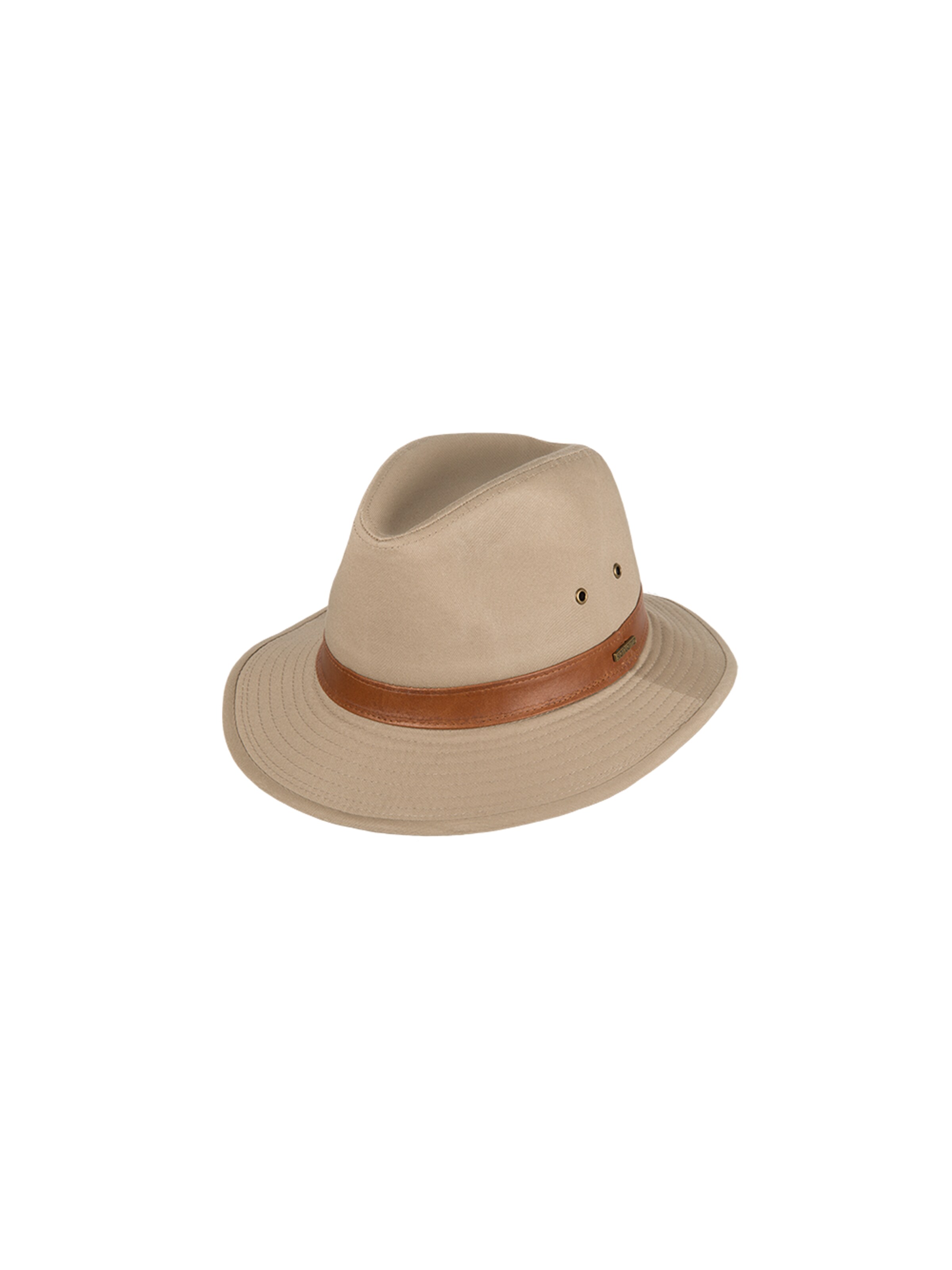 Hatland Hat 'Bushwalker' in Beige: front