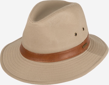 Hatland Hat 'Bushwalker' in Beige: front