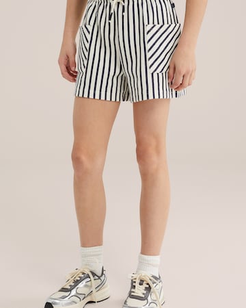 Loosefit Pantalon WE Fashion en bleu : devant