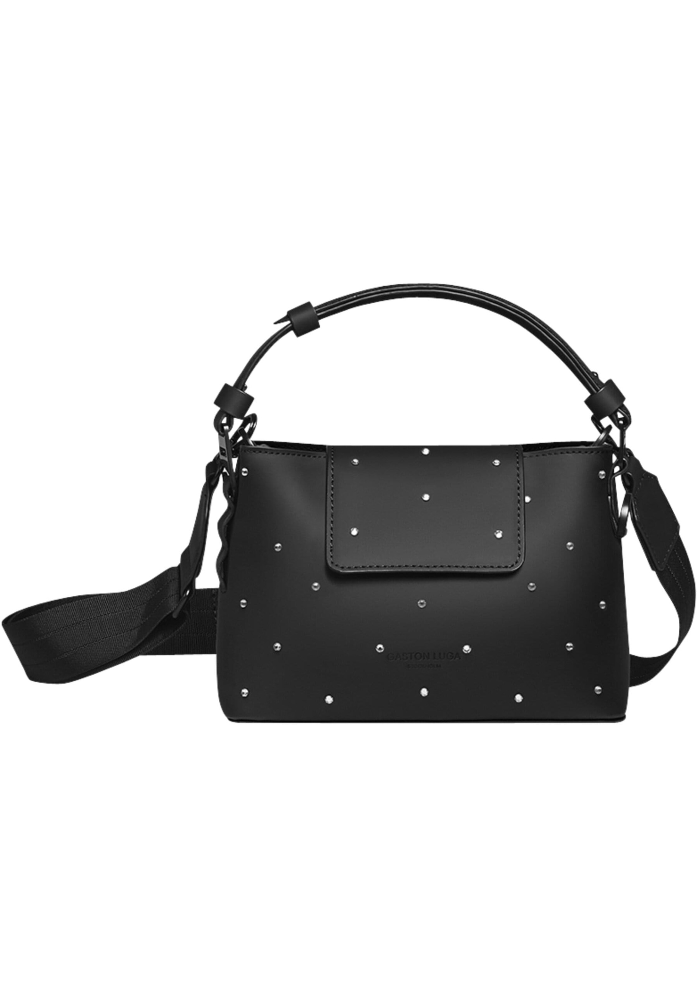 Gaston Luga Handväska 'Spläshini' i svart: framsida
