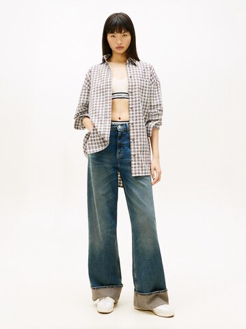 Tommy Jeans Szeroka nogawka Jeansy 'CLAIRE' w kolorze niebieski