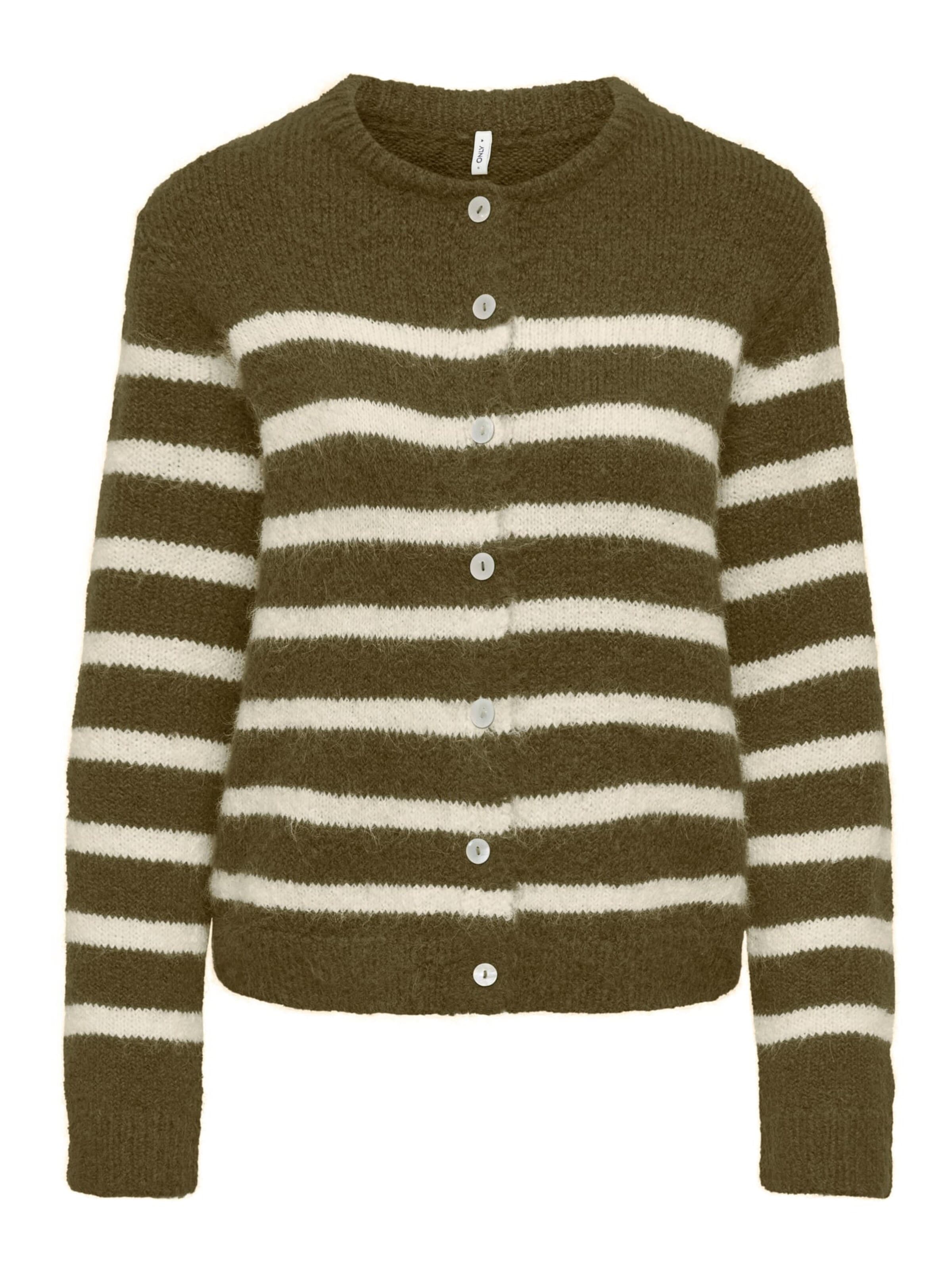 ONLY Strickjacke 'ONLMaggie' in Grün: Vorderseite