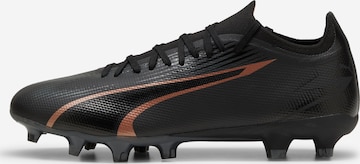 Chaussure de foot 'Ultra Match' PUMA en noir : devant