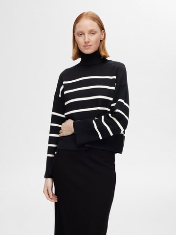 SELECTED FEMME Svetr 'Kamma' – černá: přední strana