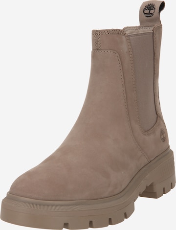 TIMBERLAND Chelsea Boots 'Cortina Valley' in Beige: front