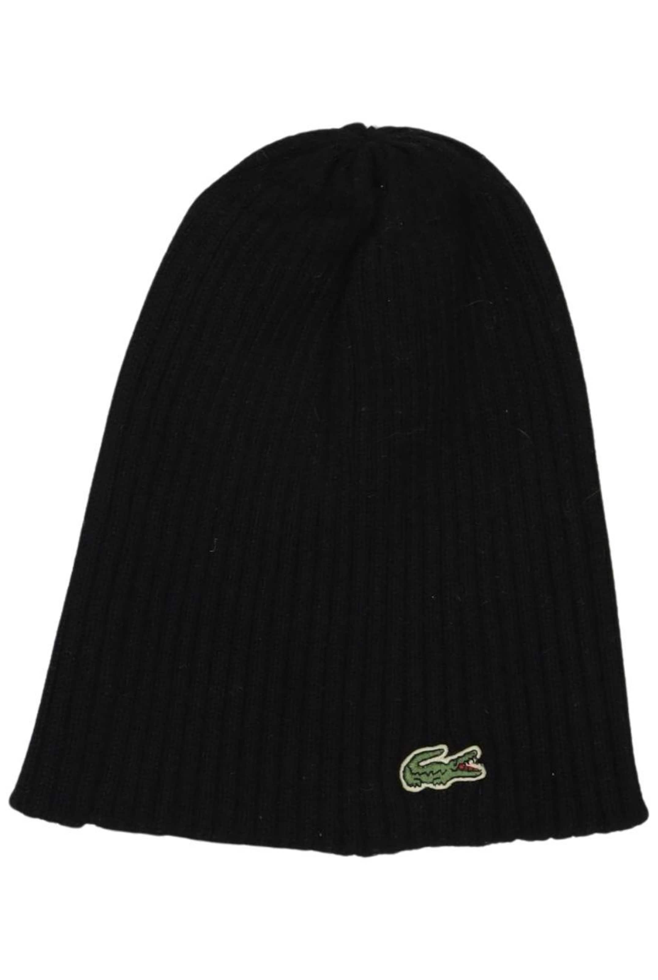 LACOSTE Hat & Cap in One size in Black: front