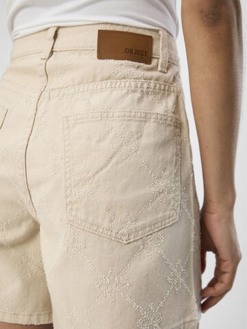 OBJECT Regular Jeans in Beige