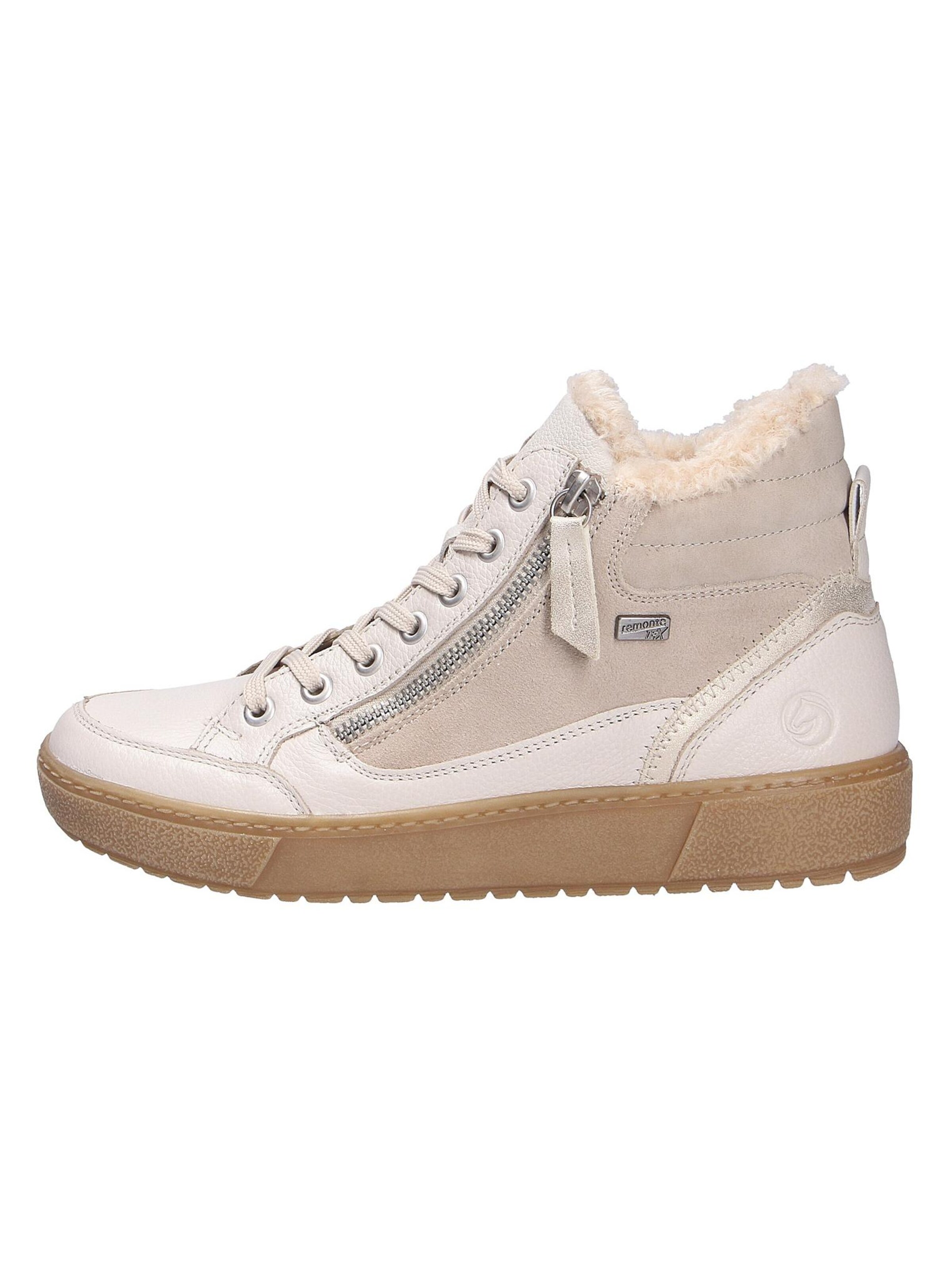 REMONTE Lace-Up Boots in Beige