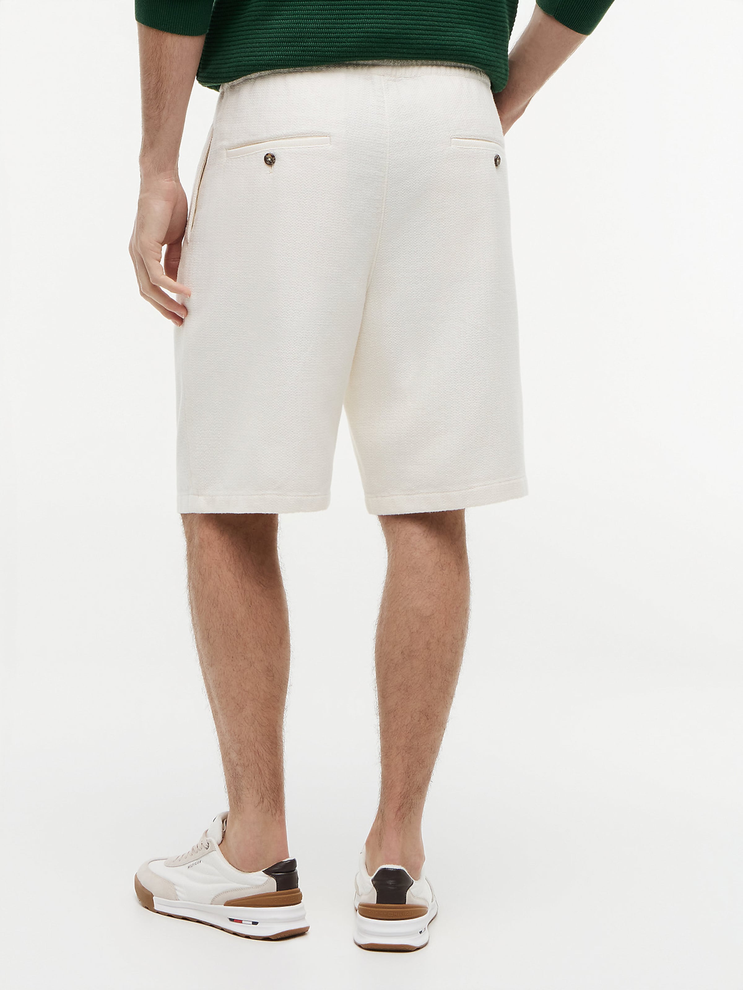 Loosefit Pantalon TOMMY HILFIGER en blanc