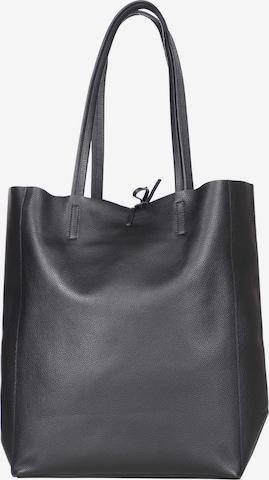 Zwillingsherz Shopper in Black: front