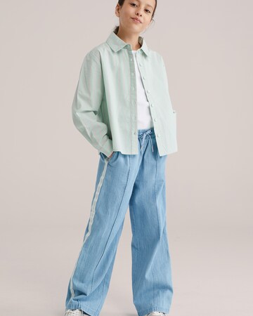 WE Fashion regular Τζιν σε μπλε