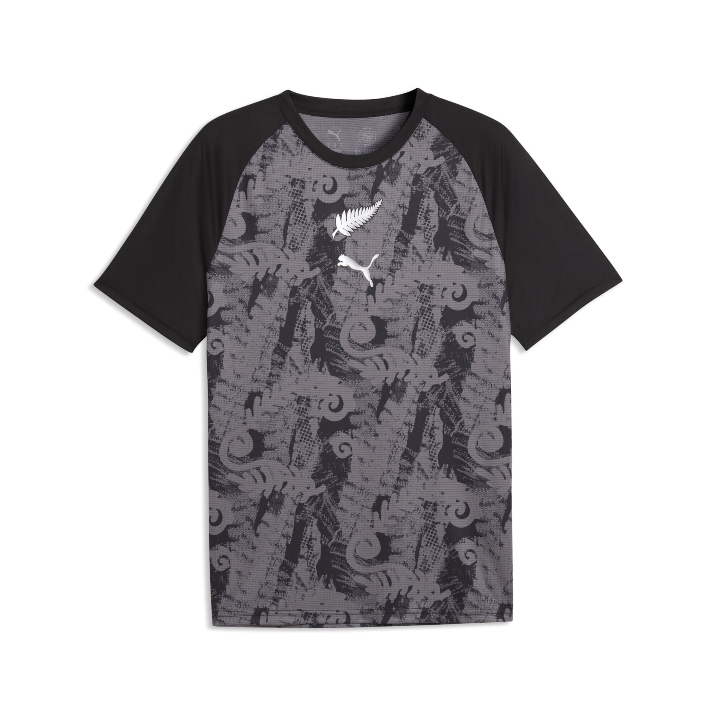 PUMA Trikot 'Neuseeland' in grau / schwarz / weiß, Produktansicht