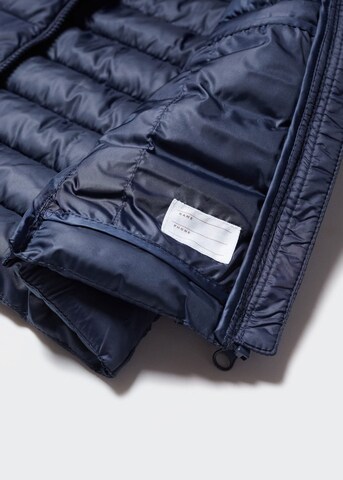 MANGO KIDS Winter Jacket 'Anorak' in Blue