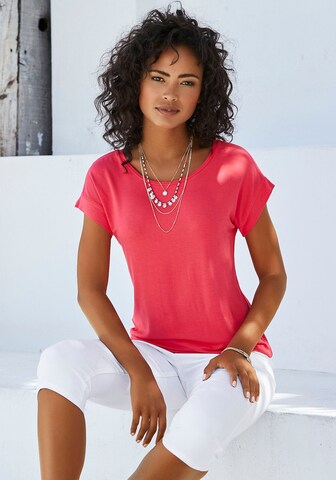 VIVANCE T-shirt i rosa: framsida