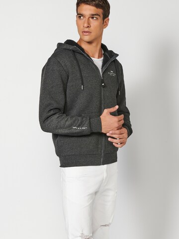 KOROSHI Sweat jacket in Grey