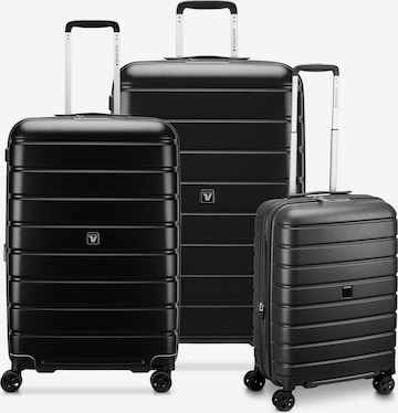 Roncato Suitcase Set 'Relife' in Black: front