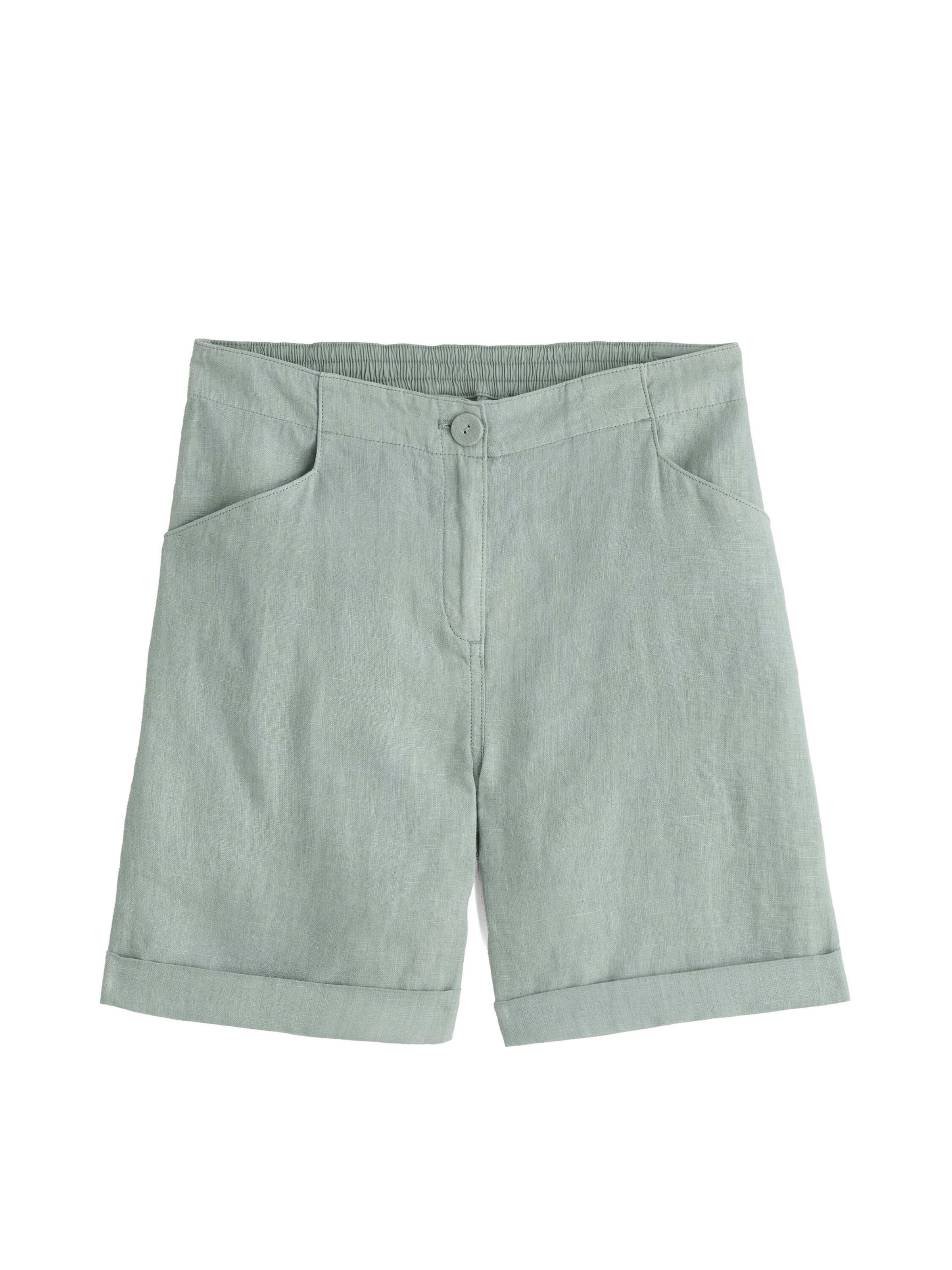 Seasalt Cornwall Regular Housut 'Penderleiths' värissä vihreä: etupuoli