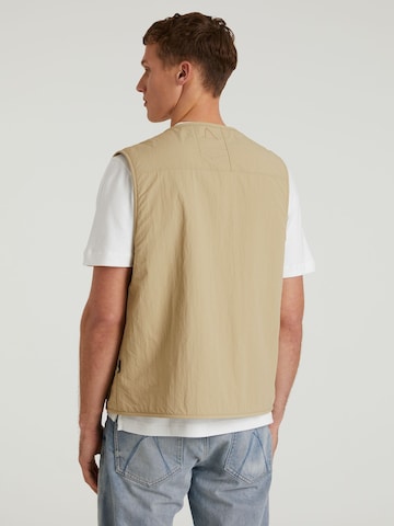 CHASIN' Weste 'Orfio' in Beige