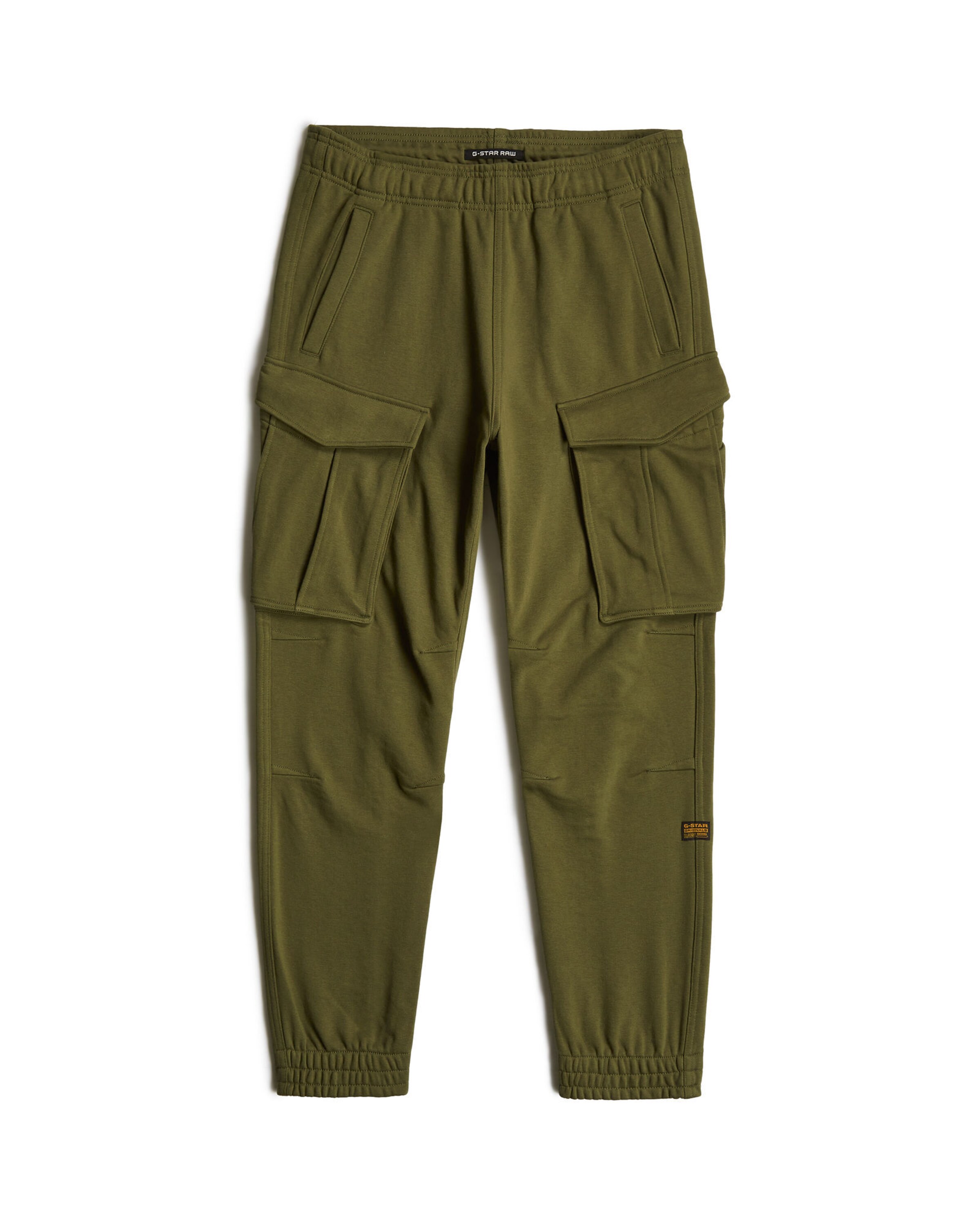 G-STAR Tapered Trousers in Green: front