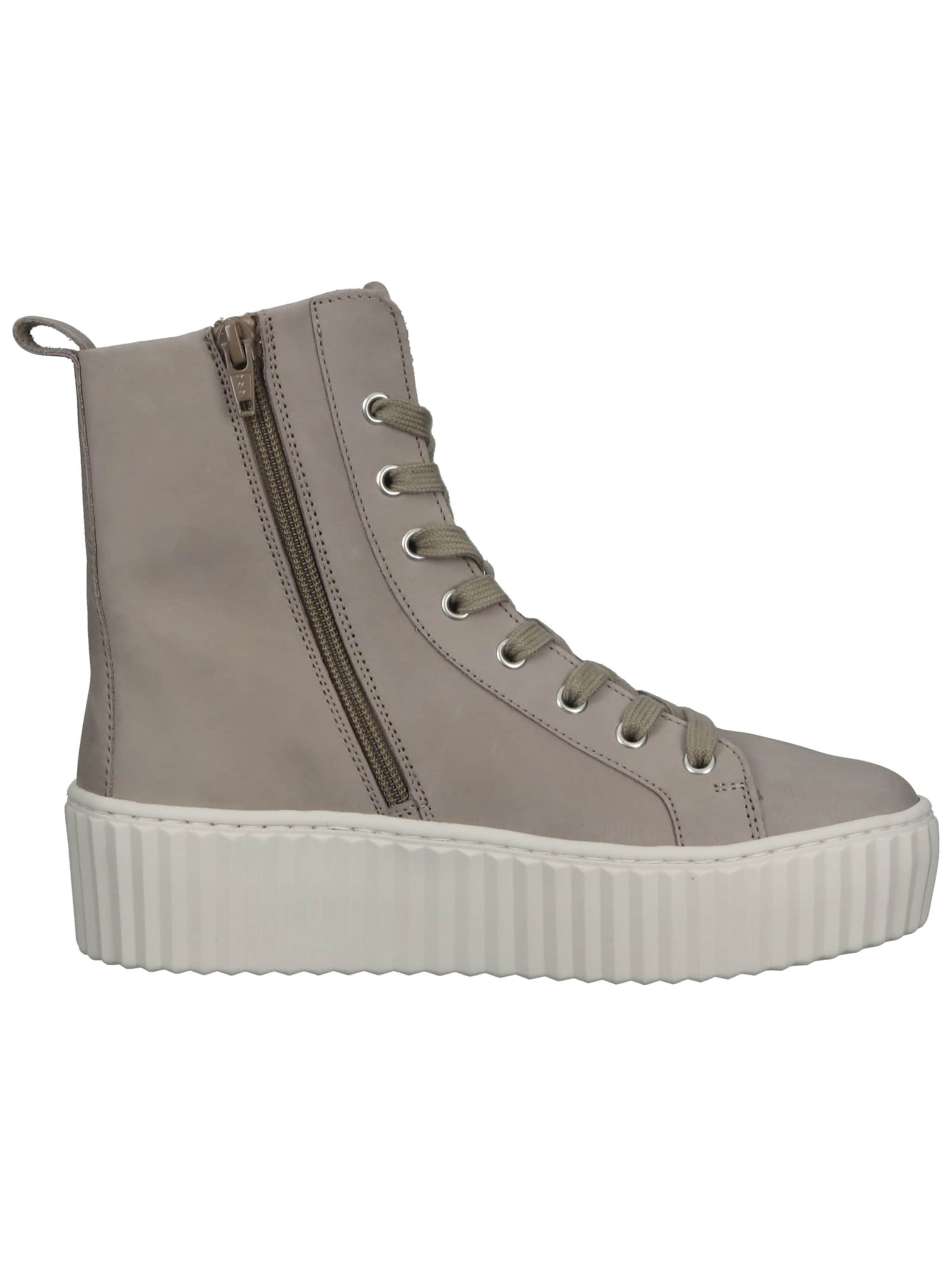 GABOR Lace-up bootie in Grey