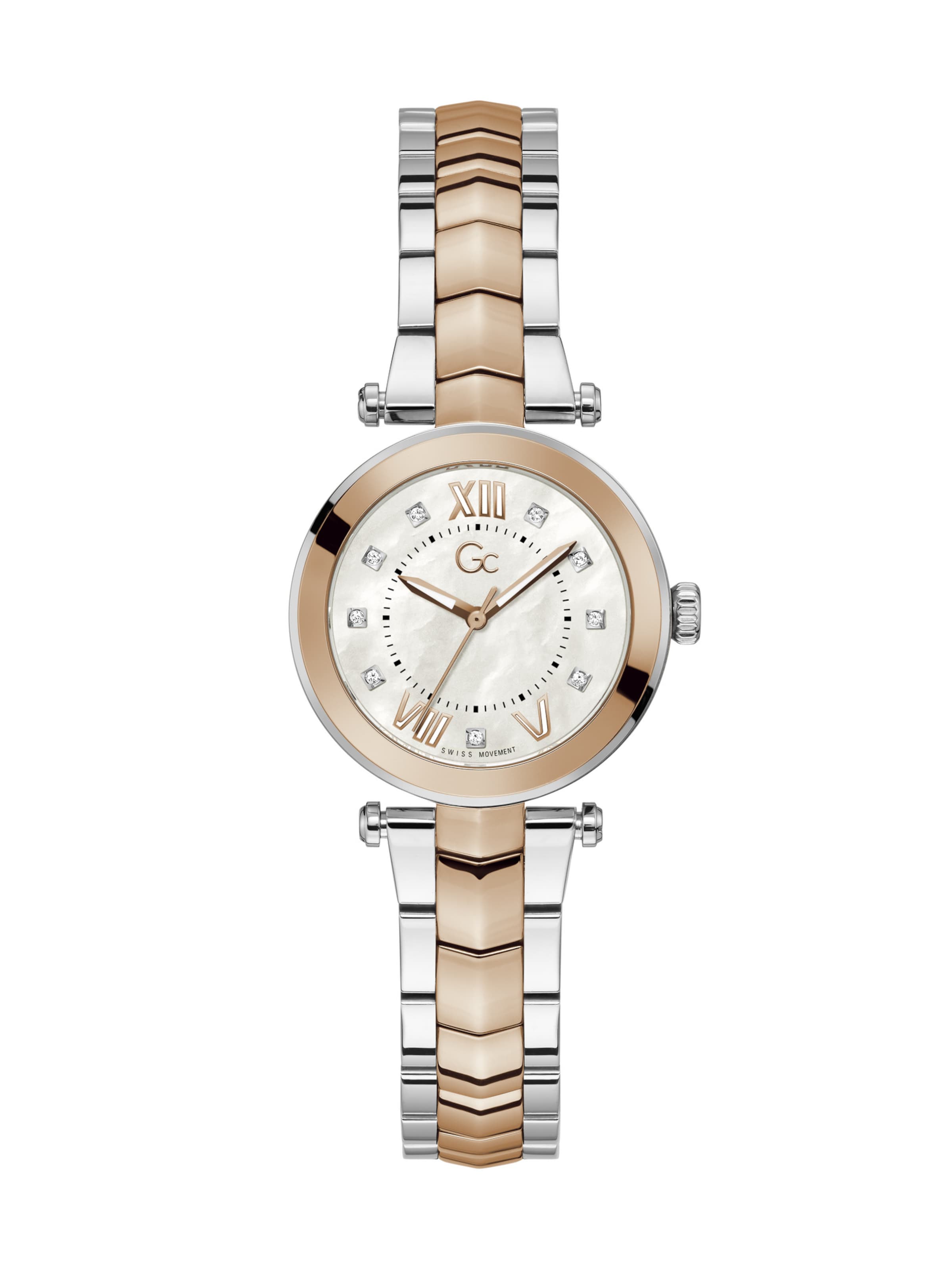 Gc Analoguhr 'Illusion' in Silber: Vorderseite