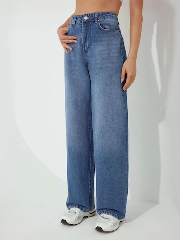 Wide leg Jeans di Hiccup in blu: frontale