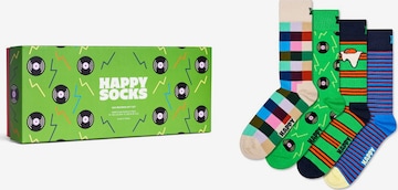 balta Happy Socks Kojinės '4-Pack Record Socks Gift Set': priekis