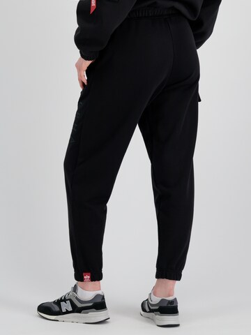 Loosefit Pantalon ALPHA INDUSTRIES en noir