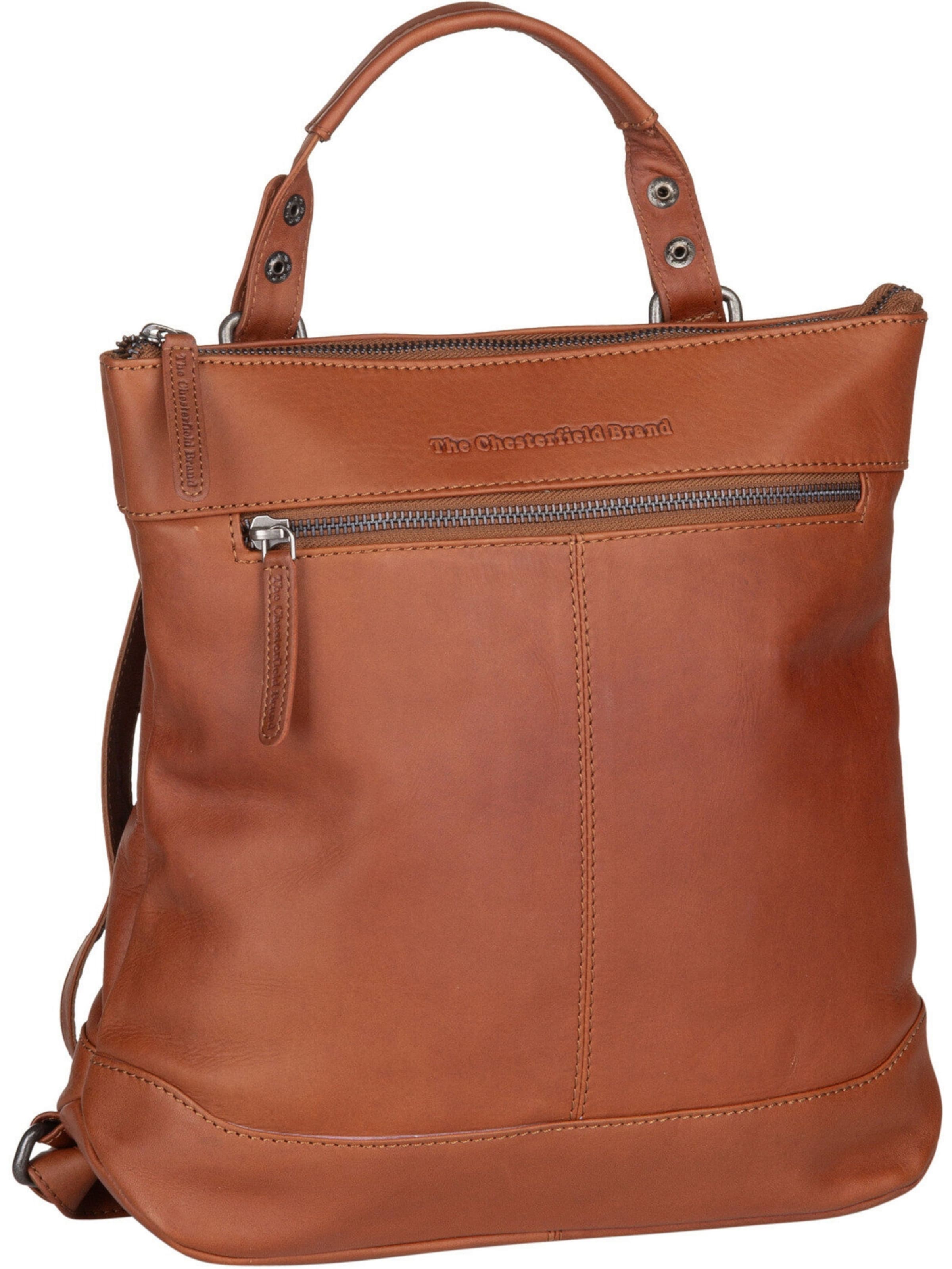 The Chesterfield Brand Rucksack 'Harare' in Braun: Vorderseite