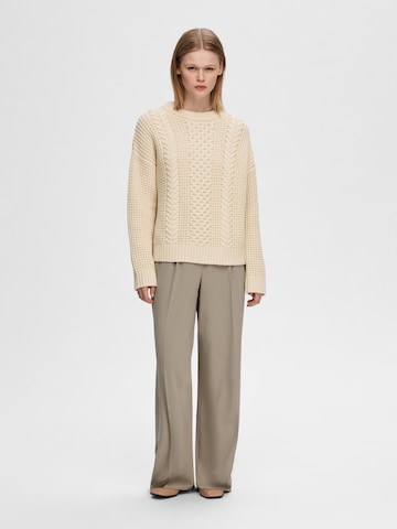 SELECTED FEMME Pullover 'Brianne' in Beige