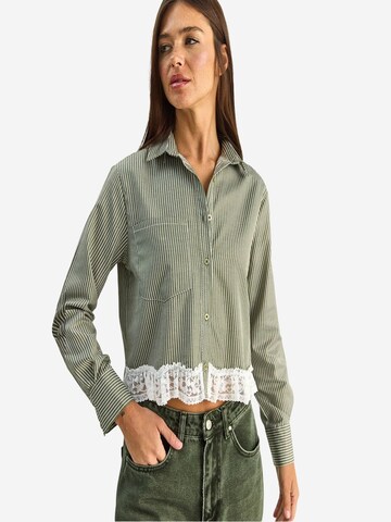 Camicia da donna di Bianco Lucci in verde